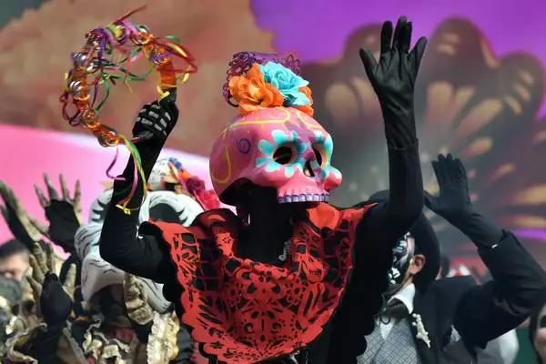 célébration del dia de los muertos au Mexique