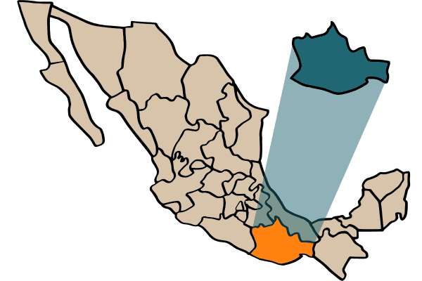 Oaxaca-carte-localisation
