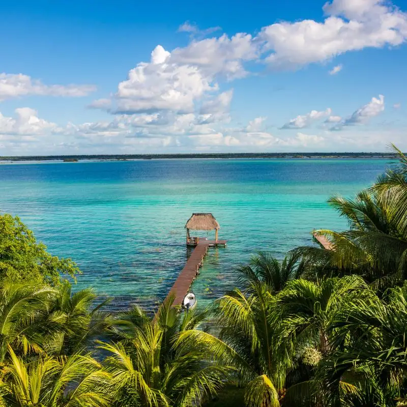 Quintana Roo vue de Bacalar