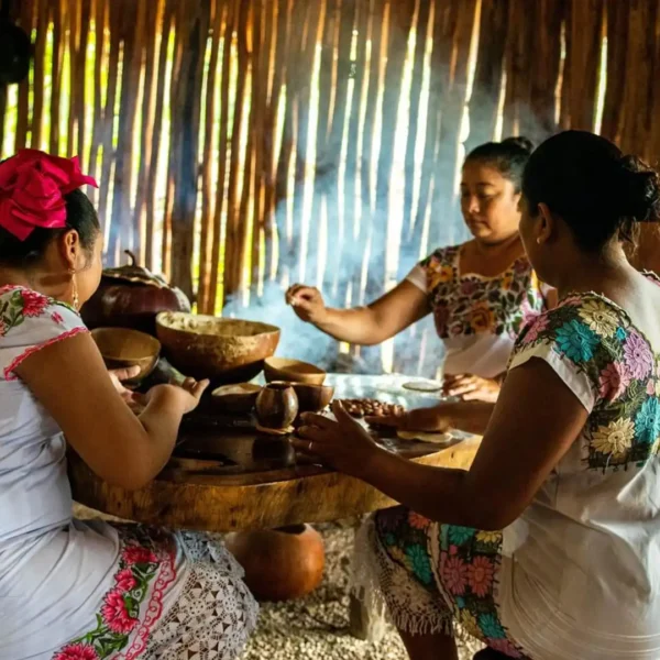Cours de cuisine maya au cœur d’une famille locale
