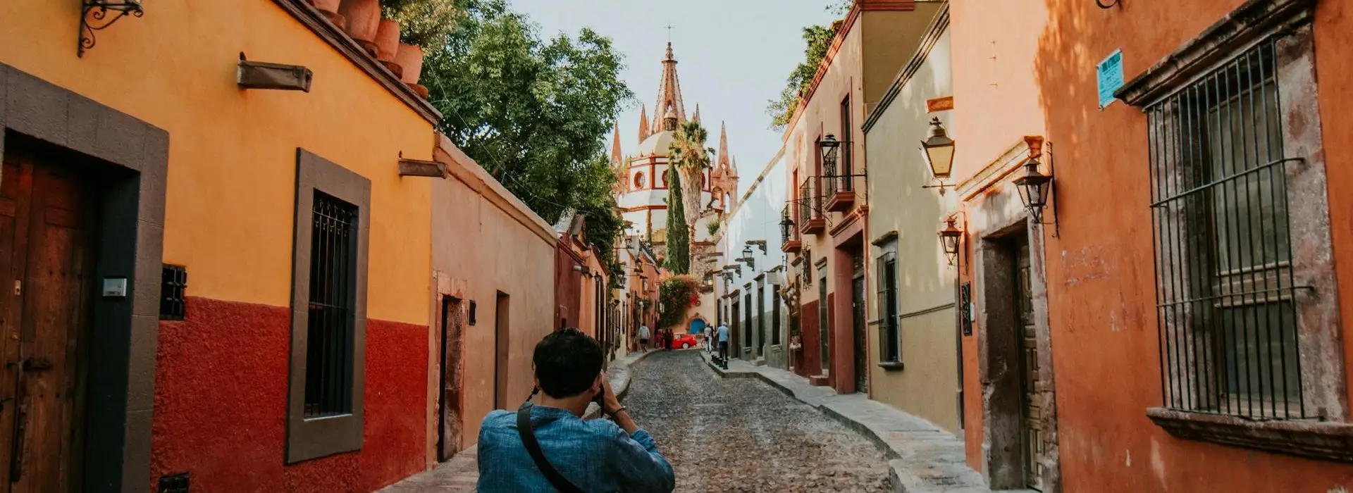 Ruelle de San Miguel de Allende au Mexique