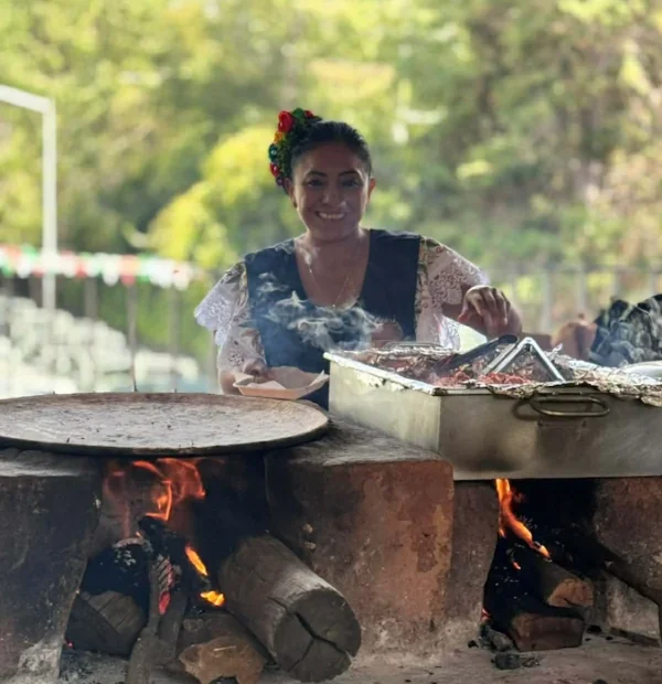 Photo de Gladys notre partenaire dans une communaute maya