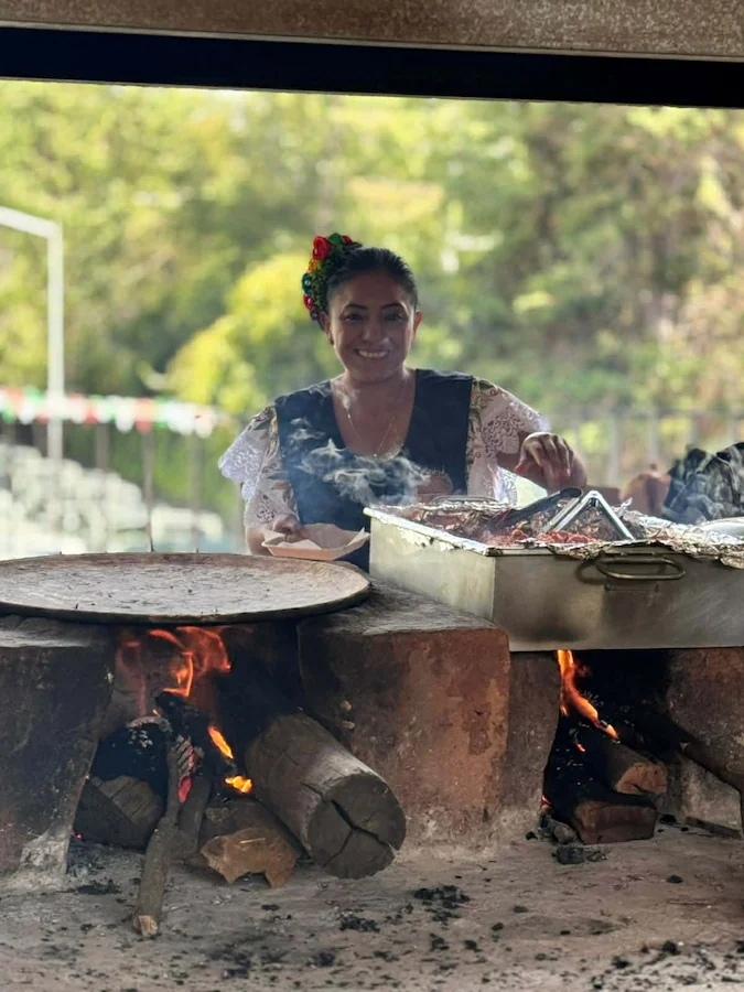 Photo de Gladys notre partenaire dans une communaute maya