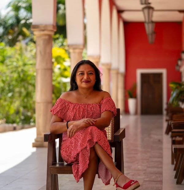 Photo de Maricruz la dirigeante de Hola Mexique