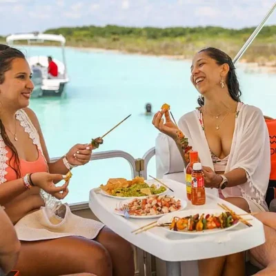 Moment de partage durant l'excursion privée